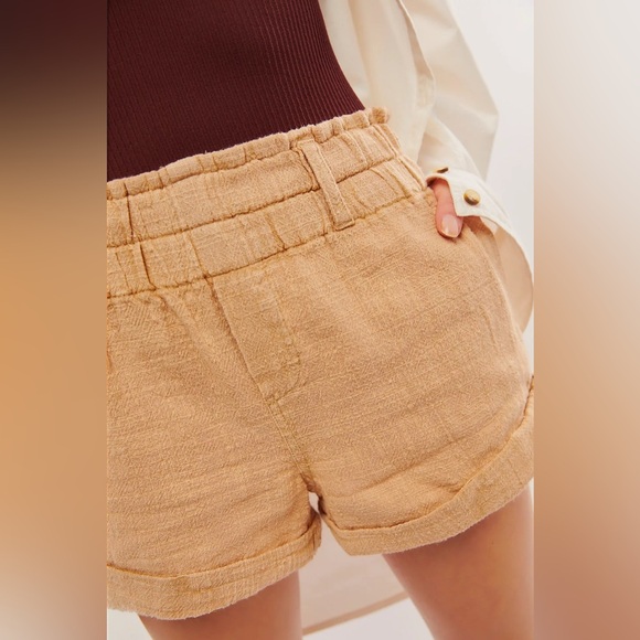 Free People Solar Flare Baja Short/Warm Sand - Picture 3 of 3